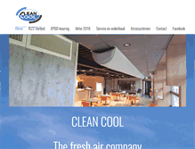 Tablet Screenshot of cleancool.nl